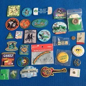 Girl Scouts lot #3 of patches pins buttons